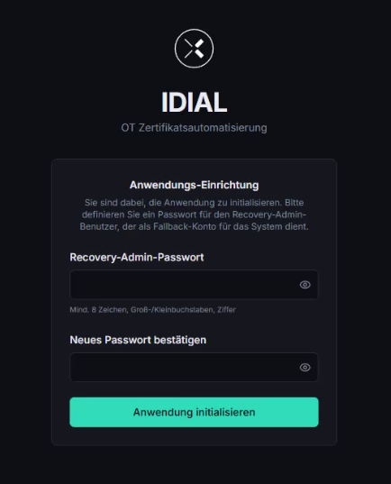 Anwendungs-Einrichtung
