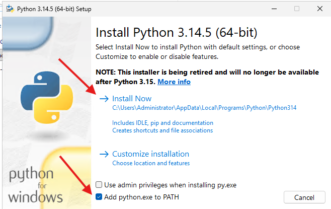 Python Installer
