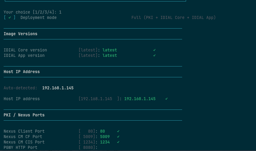 Network Configuration