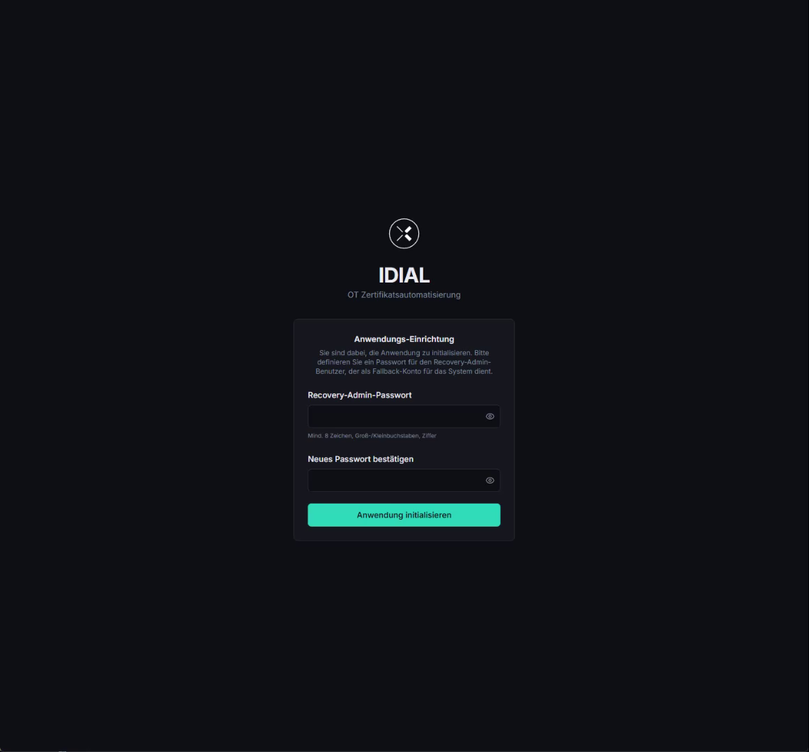 Application Setup