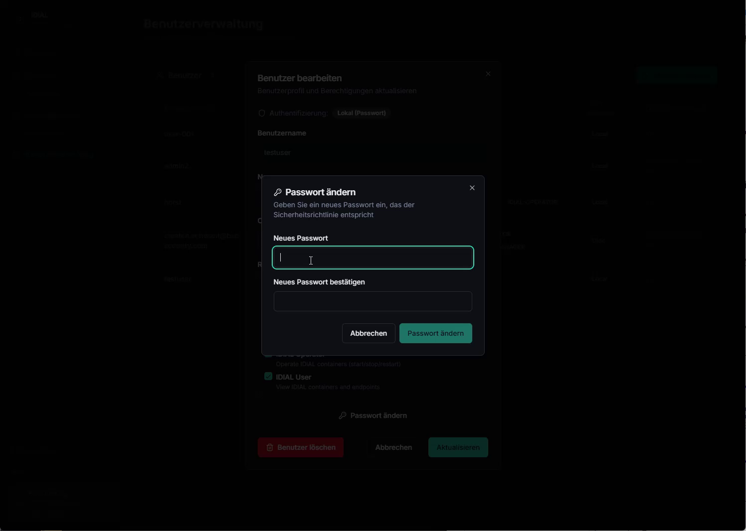 Change Password