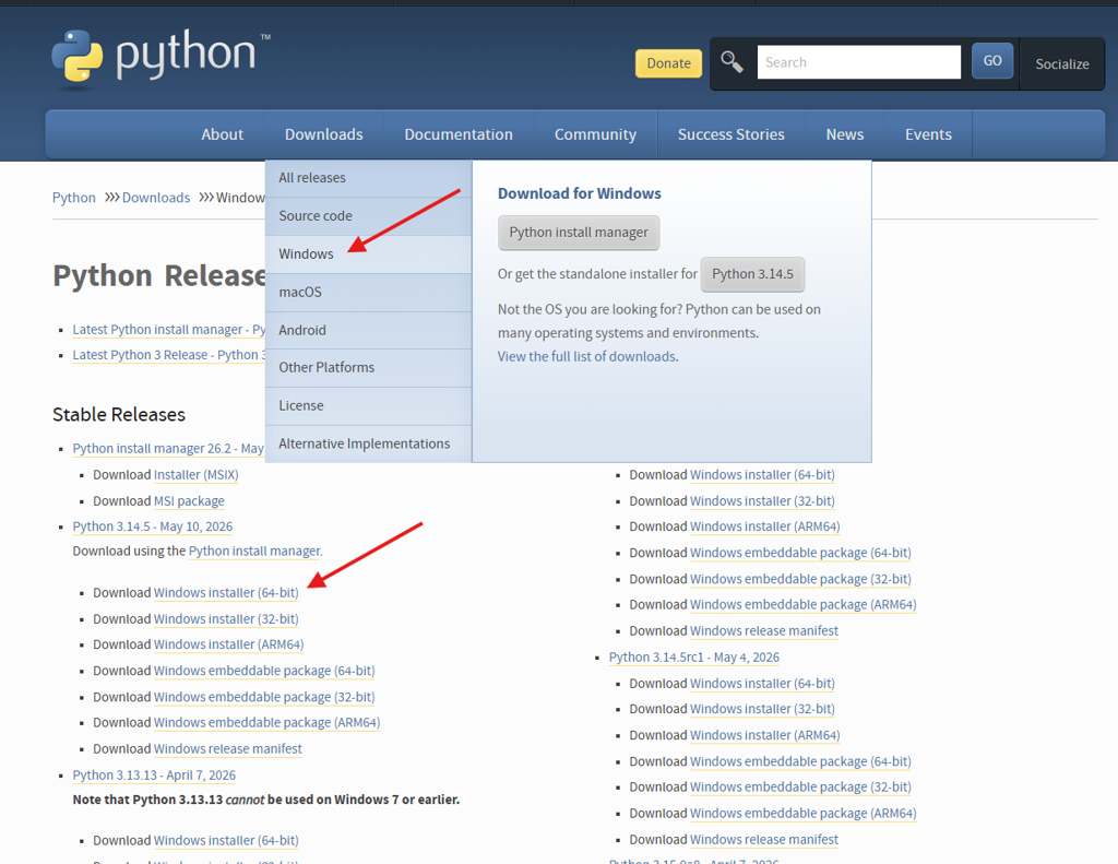 Python Download Page