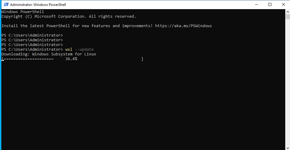 WSL Update