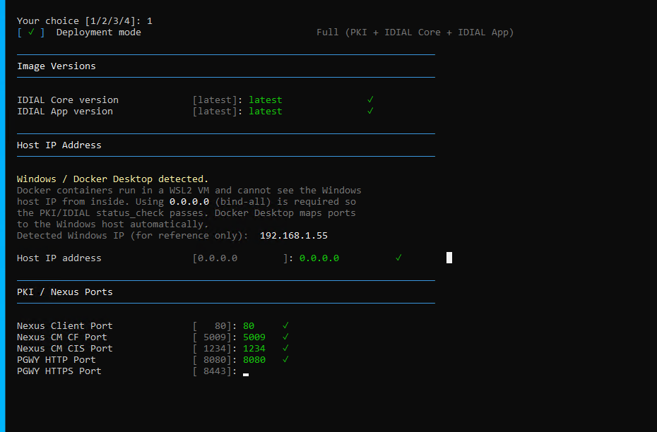 Network Configuration