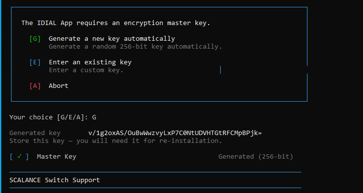 Master Key Generation